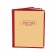 Cafe Menu Cover (Leatherette), red color