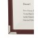 Solid Cover Cafe Menu Cover, burgundy color – Close-up of the inner corner